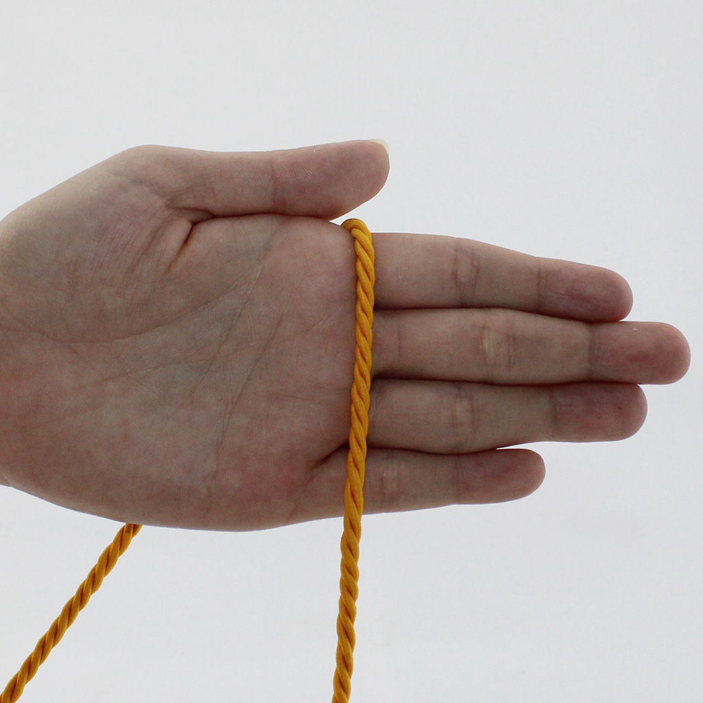 CORDÃO SÃO FRANCISCO FINO 4mm AMARELO CORDÃO SÃO FRANCISCO FINO 4mm AMARELO