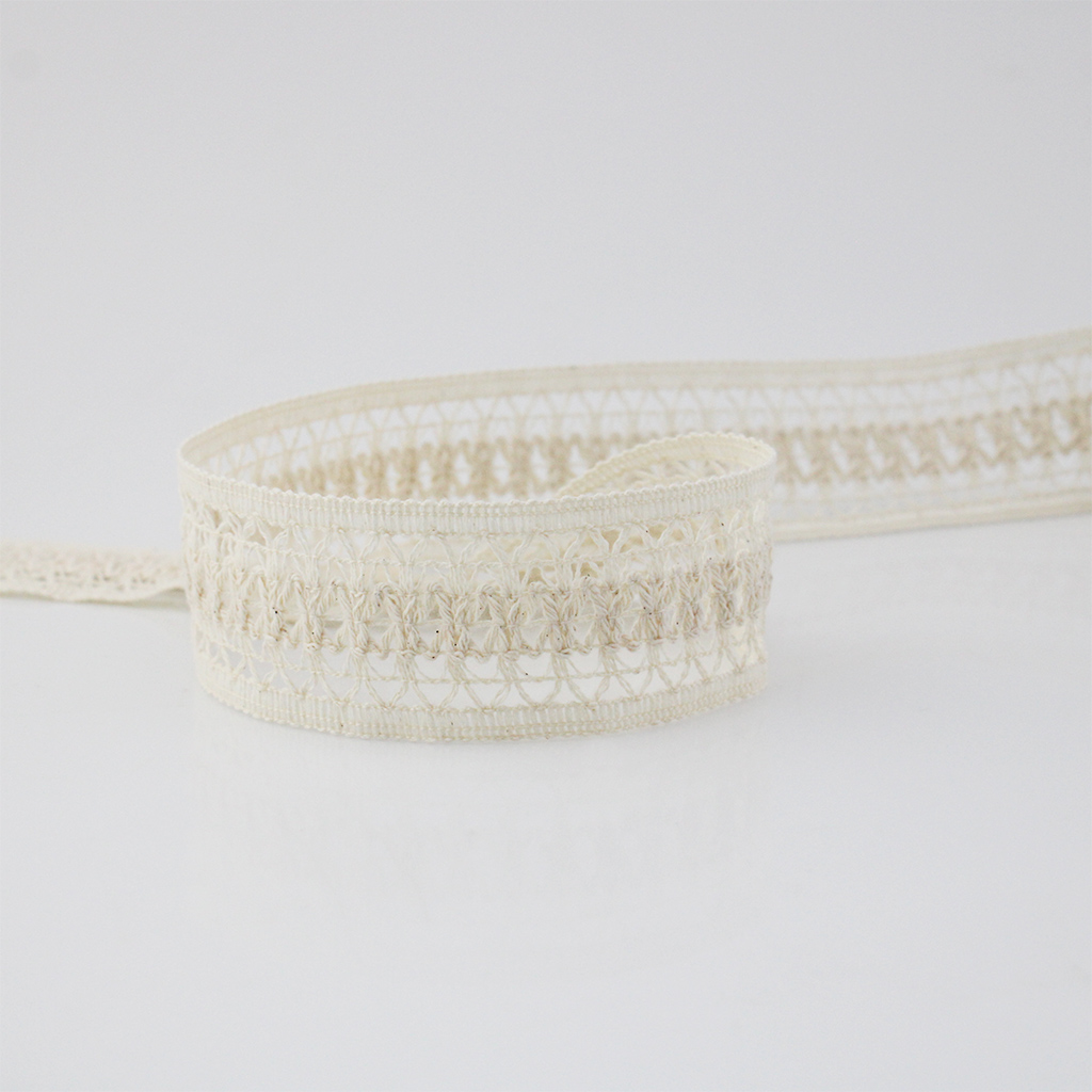 ENTREMEIO ZIG ZAG X TRILENIUM 3,8cm CRU 10m ENTREMEIO ZIG ZAG X TRILENIUM 3,8cm CRU 10m