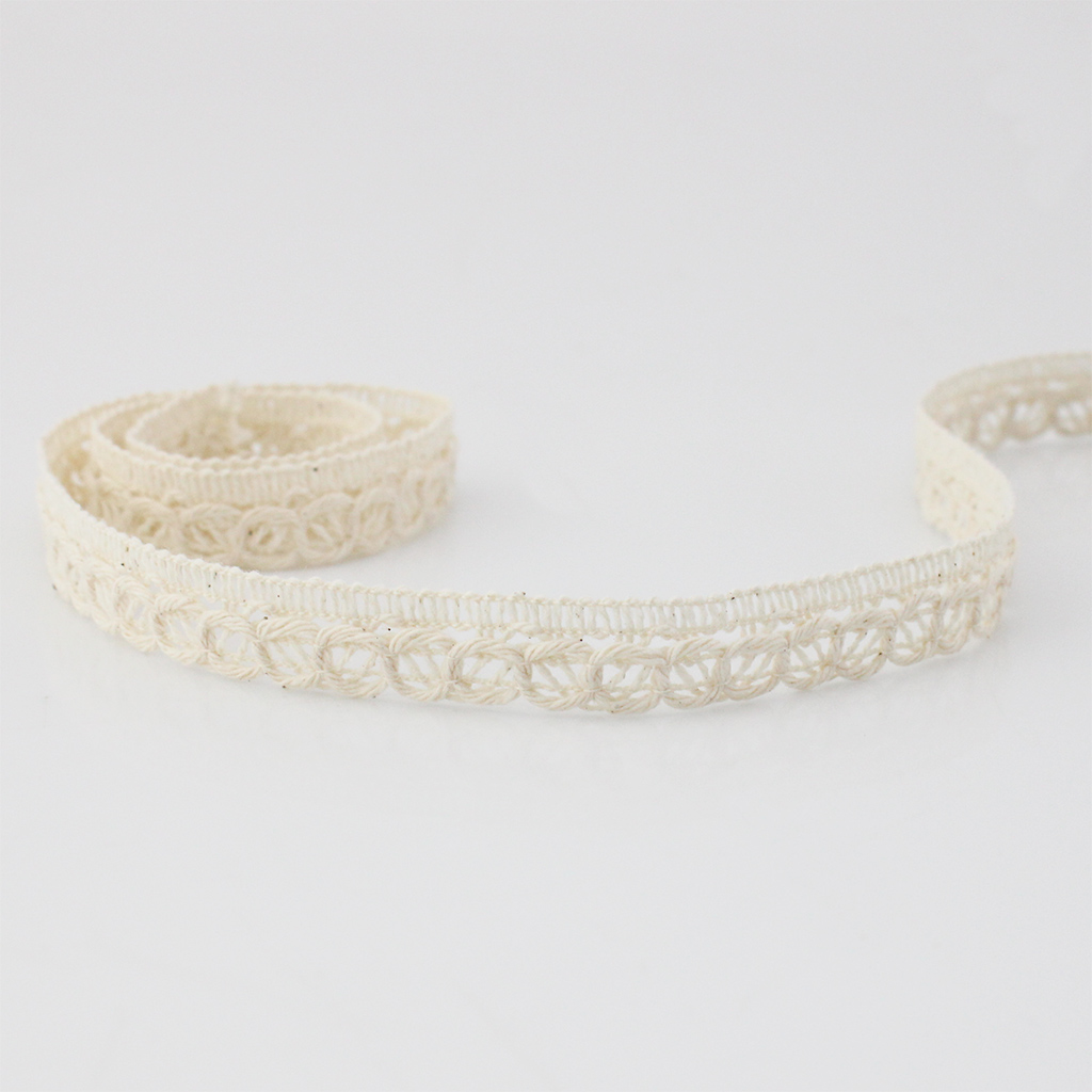 RENDA BOLINHA ESTREITA 1,3cm CRU RENDA BOLINHA ESTREITA 1,3cm CRU