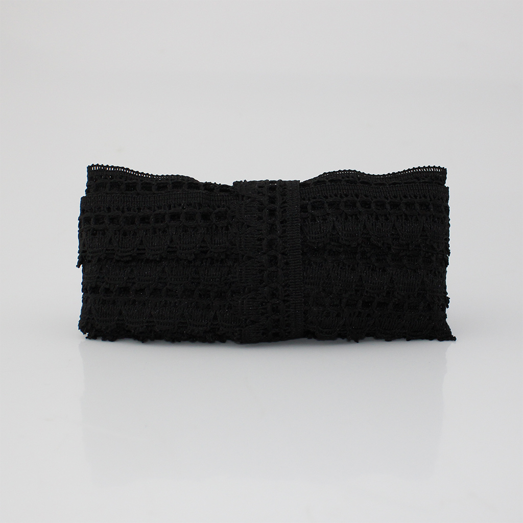 RENDA PARA BOLA 3,1cm PRETO RENDA PARA BOLA 3,1cm PRETO