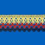 RENDA CROCHÊ 4,1cm MULTICOR 30m