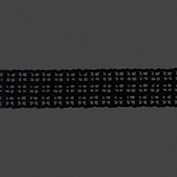 ENTREMEIO TRAMADO 4,6cm PRETO 30m