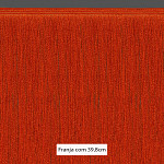FRANJA FINA LISA 39,8cm TANGERINA 10m