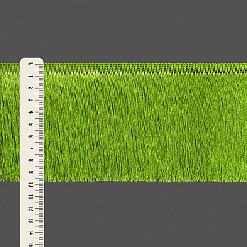 FRANJA FINA LISA 9,8cm VERDE LIMA 10m