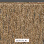 FRANJA FINA LISA 54,8cm BEGE 10m