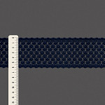 ENTREMEIO ONDULADO FLORENZA 6,1cm AZUL 30m