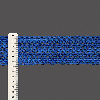 ENTREMEIO CROCHÊ CLARA 5,8cm AZUL 30m