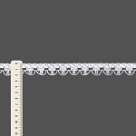RENDA FLOR BICO 2cm BRANCO 30m