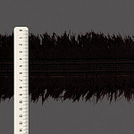 ELÁSTICO PELUCIADO 10cm MARROM ESCURO 10m