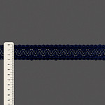 ENTREMEIO ZIG ZAG BOLINHA LOLLA 3,1cm AZUL 30m
