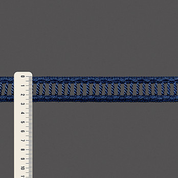 ENTREMEIO CORDÃO PALITO 2,8cm AZUL 30m