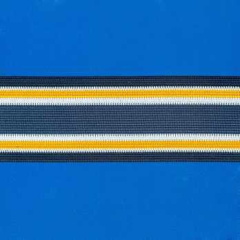 ELÁSTICO COLLEGE 5,9cm AZUL/AMARELO/SEM BENEFICIAMENTO 25m