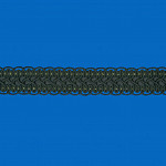 PASSAMANARIA BABY 2,2cm PRETO/OURO 20m