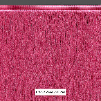 FRANJA MÉDIA LISA 79,8cm ROSA 10m