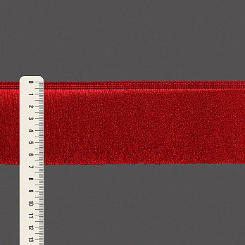 FRANJA ESPESSA LISA 6,8cm UVA RUBI 10m