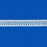 PONTO PALITO MINI CRUZADO 2,1cm BRANCO 30m