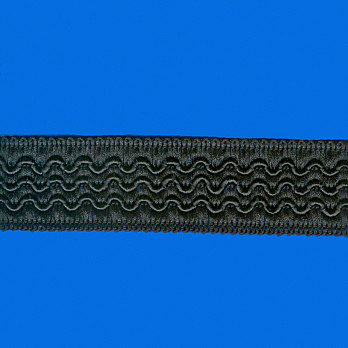 PASSAMANARIA ONDAS 2,5cm PRETO 20m