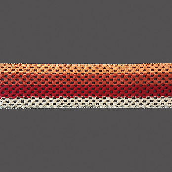 ENTREMEIO CROCHÊ CATIA 6,3cm LARANJA NEON/TANGERINA/VERMELHO/PÊSSEGO 30m