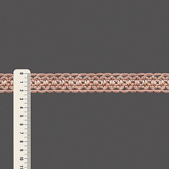ENTREMEIO CROCHÊ CLARA 2,3cm ROSA PASTEL 30m