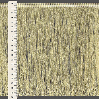 FRANJA FINA LISA 19,8cm AMARELO CLARO 10m