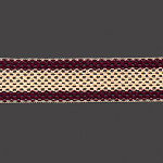 ENTREMEIO CROCHÊ CATIA 6,3cm PÊSSEGO/UVA 30m