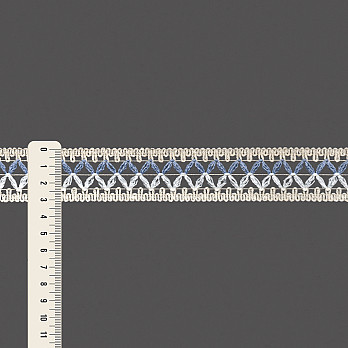 ENTREMEIO X FILIPA 3,1cm CRU/AZUL CEU/SEM BENEFICIAMENTO 30m