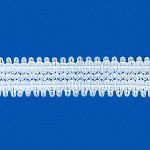 RENDA LOUISE DUPLA 4,3cm BRANCO 30m