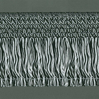 FRANJA MACRAME 15,8cm SEM BENEFICIAMENTO/PRETO 10m