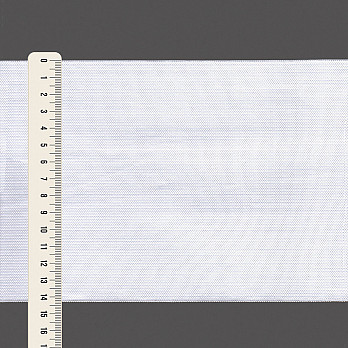 ELÁSTICO CANELA LISO 14,3cm BRANCO 25m