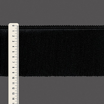 FRANJA MÉDIA LISA DIOR 9,8cm PRETO 10m