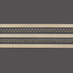 ELÁSTICO FLORENÇA NYLON 6,8cm POLIÉSTER CHAMPAGNE/CEVADA/AREIA 25m