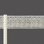 ENTREMEIO VAZADO CROCHÊ 7,5cm CHAMPAGNE 30m
