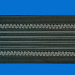 ELÁSTICO RISCA 6,1cm PRETO/CINZA 25m