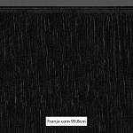 FRANJA FINA LISA 99,8cm PRETO 10m