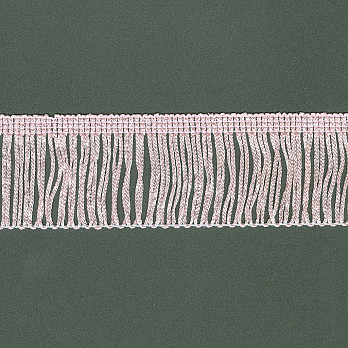 FRANJA VISCOSE 5cm ROSA 10m