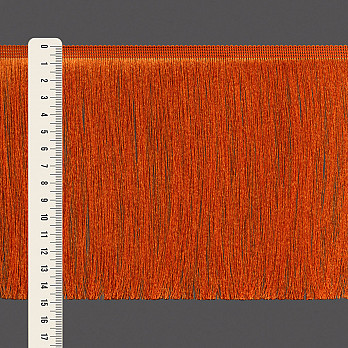 FRANJA FINA LISA 14,8cm LARANJA 10m