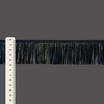 FRANJA LISA 4,8cm PRETO 10m