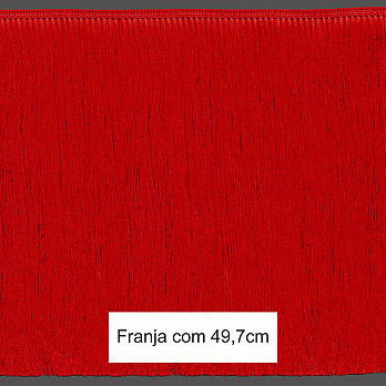 FRANJA LISA 49,7cm TOMATE 10m