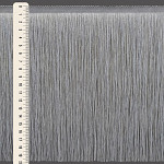 FRANJA FINA LISA 19,8cm CINZA 10m