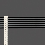 ELÁSTICO VAZADO 5,4cm PRETO 1m