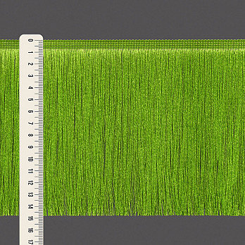 FRANJA FINA LISA 14,8cm VERDE LIMA 10m