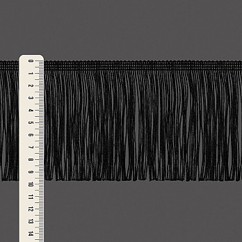 FRANJA LISA 9,7cm PRETO 10m