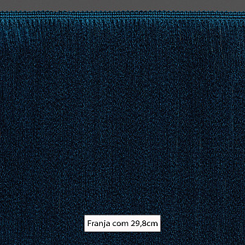 FRANJA FINA LISA 29,8cm AZUL PETRÓLEO 10m