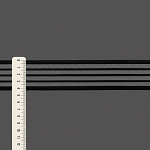ELÁSTICO PALITO VAZADO 4,3cm PRETO 25m