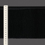 FRANJA MÉDIA LISA 14,9cm PRETO 10m