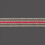 ENTREMEIO PALITO X 3,8cm CRU/PINK/JUTA 30m