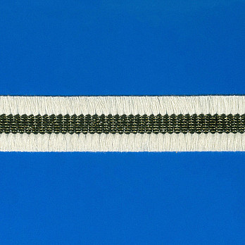 PASSAMANARIA OLIVIA 3,4cm CRU/PRETO/OURO 20m