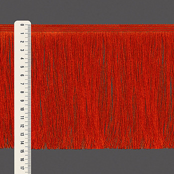 FRANJA FINA LISA 14,8cm TANGERINA 10m
