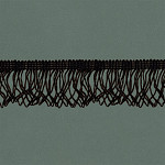 FRANJA VENEZA 5cm PRETO 10m