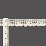 RENDA BICO ONDULADO LEILA 3,1cm CRU 30m